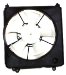 TYC 601210 Honda Fit Replacement Radiator Cooling Fan Assembly (601210)