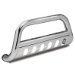 Rugged Ridge 82501.15 3" Stainless Steel Bull Bar with Stainless Steel Skid Plate (8250115)