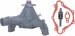 A1 Cardone 58-521H Remanufactured Water Pump (58521H, 58-521H, A158521H)
