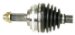 A1 Cardone 66-4151 Remanufactured Constant Velocity Half Shaft Assembly (A1664151, 664151, 66-4151)
