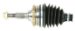 A1 Cardone 66-1123 Remanufactured Constant Velocity Half Shaft Assembly (661123, A1661123, 66-1123)