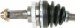 A1 Cardone 66-8112 Remanufactured Constant Velocity Half Shaft Assembly (668112, A1668112, 66-8112)