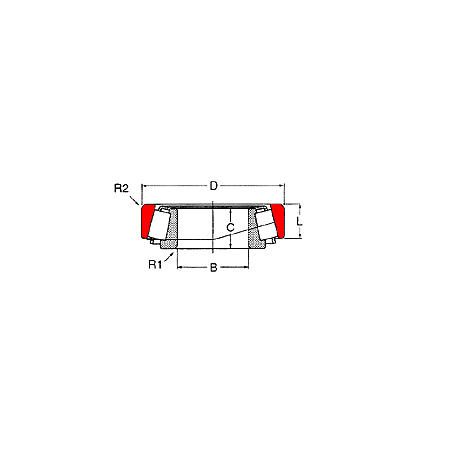 NATIONAL BEARING/HUB ASSY A12 Front Wheel Brng (A12, A-12)