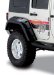 BUSHWACKER 10044-02 Pocket Style Fender Flares- Jeep 07-10 Wrangler JK Unlimited 4 Door Model (REAR PAIR) (1004402, 10044-02, L221004402)
