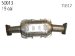 Eastern 50013 Catalytic Converter (Non-CARB Compliant) (50013, EAST50013)