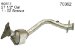 EASTERN CATALYTIC CONVERTER-DIRECT FIT 50311 (50311, EAST50311)