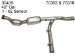 Eastern 30405 Direct-Fit Catalytic Converter (Non-CARB Compliant) (30405, EAST30405)