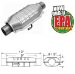 MagnaFlow 94216 Universal Catalytic Converter Wide Oval w/ Air Tube - 2.5in. Inlet / Outlet, Center / Center (94216, M6694216)