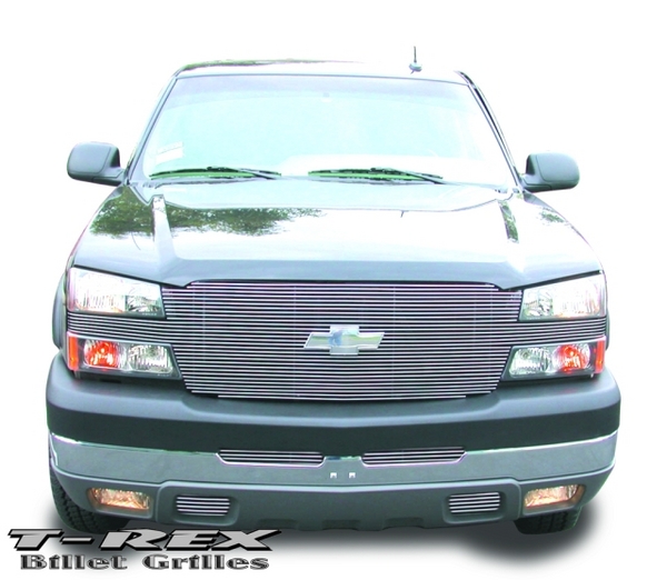 Chevrolet Silverado (All Models Except 05 HD) "Full Face" Billet - Replaces Factory Grille Shell (20101, T8620101)