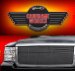 Billet Aluminum InVisi-Loc Bumper Grille Insert No Cutting Required Install Time- Appr. 30 min-1 Hour Covers Tow Hooks Polished (43842, C9443842)