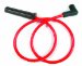 ACCEL 7968R 300 Plus ThunderSport Red Ferro-Spiral Spark Plug Wire Set (7968R, A357968R)