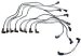 Bosch 09721 Premium Spark Plug Wire Set (09 721, 09721, BS09721)