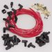 8mm Blue Max Universal Fit Wire Set 8 Cylinder 90 Deg Plug Terminals/Boots HEI And Non-HEI Distributor Terminals/Boots Red (73219, M2873219)