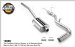 MagnaFlow 15866 Stainless Steel Exhaust System 2002 - 2004 Nissan Frontier (M6615866, 15866)
