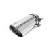 Magnaflow Exhaust Tip- Polished Stainless Steel 2.75"-3" inlet x 4" tip30° Rolled Edge- Clamp On (35211, M6635211)