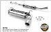 MAGNAFLOW 15715 Stainless Steel Cat-Back System; 4 x 9 x 18 in. Muffler; 2.25 in. Tubing; Rear Exit; 4 in. Tip; Mandrel-Bent; (15715, M6615715)