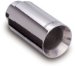 MagnaFlow Exhaust Stainless Steel Tip 35124 - 4in. Diameter, 2.25in. I.D. Inlet, Double-Wall, Straight-Cut (35124, M6635124)