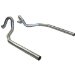 Flowmaster 15817 2.50" Rear Exit Prebend Tailpipe - 2 Piece (F1315817, 15817)