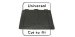 Universal Cargo Mat All Weather Easily Trimmed Allows Sizes From 34 in. x 48 in Down To 26 in. x 36 in. Black (46045, G1646045)