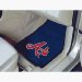 FanMats MLB Carpet Front Car Floor Mats Auto Floor Mats (1 Pair)Atlanta Braves (FM-6430, 6430, FM-06430, 06430, FAN6430)