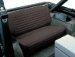 Bestop 2922115 Seat Covers - Seat Cover Rear Bench Wrangler 97-02 Black Denim (D342922115, 2922115, 29221-15)