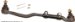 Beck Arnley Tie Rod Assembly 101-5415 (1015415, 101-5415)