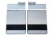 Go Industries Inc. S70738SET Mud Flap Set, With Flaps, Brackets, Stainless Stiffeners, And Stainless Weights, For Select Dodge Dually Trucks (S70738SET)