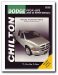 Chilton Repair Manuals - Dodge Pick-ups (2002 - 2005) Repair Manual (20405) (20405, C1020405)