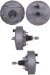 A1 Cardone 53-5890 Remanufactured Power Brake Booster (535890, A1535890, 53-5890)