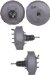 A1 Cardone 53-2100 Remanufactured Power Brake Booster (A1532100, 532100, 53-2100)
