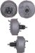 A1 Cardone 53-5520 Remanufactured Power Brake Booster (535520, A1535520, 53-5520)