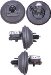 A1 Cardone 50-3704 Remanufactured Power Brake Booster (503704, A1503704, 50-3704)