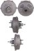 A1 Cardone 53-5401 Remanufactured Power Brake Booster (535401, A1535401, 53-5401)