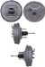 A1 Cardone 53-5050 Remanufactured Power Brake Booster (535050, A1535050, 53-5050)