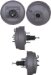 A1 Cardone 53-2775 Remanufactured Power Brake Booster (53-2775, A1532775, 532775)