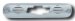All Sales 94006XP Polished Billet Aluminum Third Brake Light Cover - Chevy Bowtie Logo (94006XP, A6894006XP)