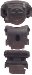 A1 Cardone 16-4145 Remanufactured Brake Caliper (164145, A1164145, 16-4145)