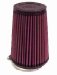 Universal Air Cleaner Assembly Round Tapered OD-3.5 in./4.75 in. Flange L-5/8 in. Inside Flange 3 5/16 in. Centered Rubber End Filter Length 6.5 in. (RU-2710, RU2710, K33RU2710)