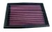 1990-1996 Nissan 300ZX Air Filter Panel H-1 in. L-6.5 in. W-9 in. (332036, K33332036, 33-2036)