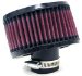 Universal Air Cleaner Assembly Round Tapered OD-4 5/8 in./6 in. Flange L-1.75 in. Inside Flange 3 in. Centered Rubber End Filter Length 12 in. (RE0800, RE-0800, K33RE0800)
