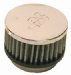 Universal Air Cleaner Assembly Round Straight OD-3.5 in. Flange L-5/8 Inside Flange 2.25 in. Centered Chrome End Filter Length 2 in. (RC1900, RC-1900, K33RC1900)