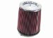 Universal Air Cleaner Assembly Round Tapered OD-5 in./5.75 in. Flange L-1.75 in. Inside Flange 3.5 in. Angled 10 deg Chrome End Filter Length 7 in.Top Plate-0.25-20 Stud (RF1016, RF-1016, K33RF1016)