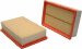 Wix 49500 AIR FILTER JAG07-09, PACK OF 2 (49500)