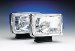 57 Series All Season Kit 5 in. x 7 in. Rectangle Clear and Amber Lens Chrome Housing 55 Watts Pair of Lights (737, K13737)