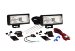 KC HiLiTES 550 ATV - 2x6 Black Plastic 35w Long Range Light System (Pair) (550, K13550)