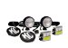KC HiLITES HID - High Intensity Discharge Lighting 5" Round Driving Lights Black - 35 Watt 4200K Ultra Bright HID (Complete System)12 Volt - Complete System (467, K13467)