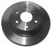 Aimco 55067 Premium Rear Disc Brake Rotor Only - DIH (Drum In Hat) Parking Brake (55067, IT55067)