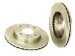 Brembo 25317 Front Ventilated Brake Rotor without Anti-Lock Braking System (25317, BR25317)