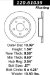 Centric Parts 120.61039 Premium Brake Rotor with E-Coating (12061039, CE12061039)