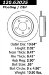 Centric Parts 120.63035 Premium Brake Rotor with E-Coating (CE12063035, 12063035)
